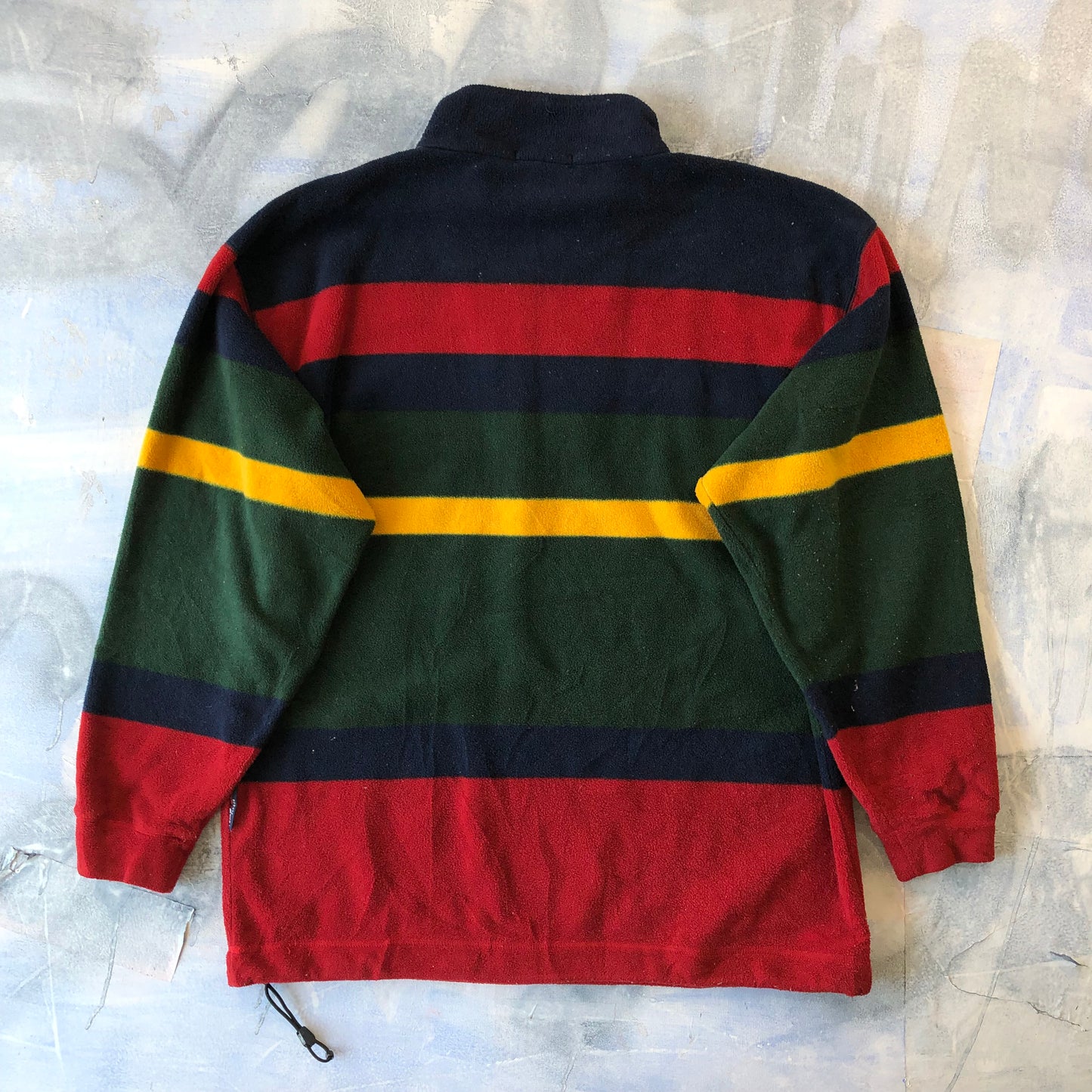Vintage Nautica USA Quarter Zip Tech Fleece Sweatshirt XL
