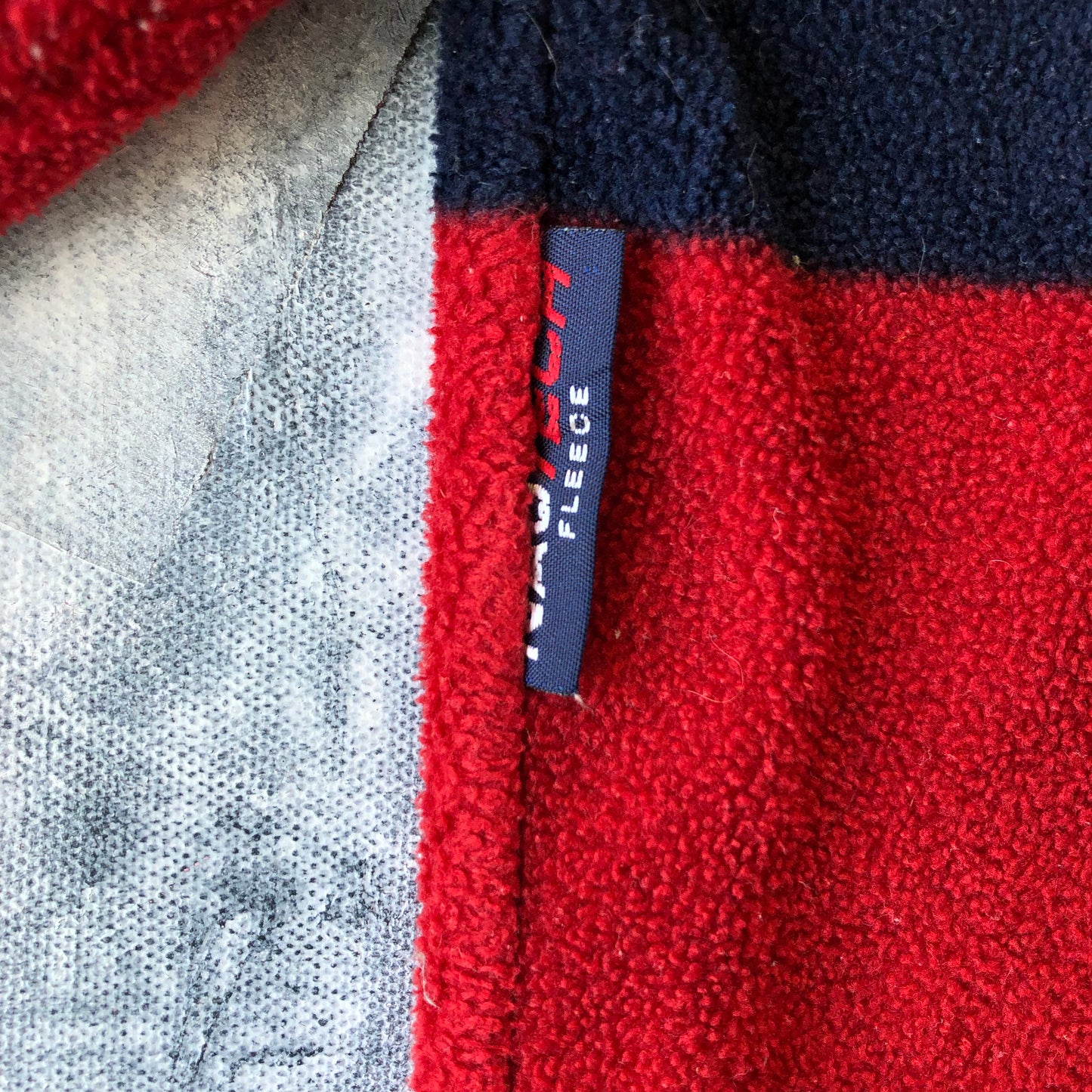 Vintage Nautica USA Quarter Zip Tech Fleece Sweatshirt XL