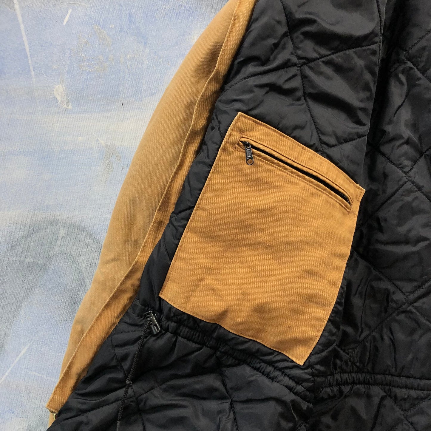 Vintage Carhartt C03 Quilted Lined Workwear Zip Jacket XXL