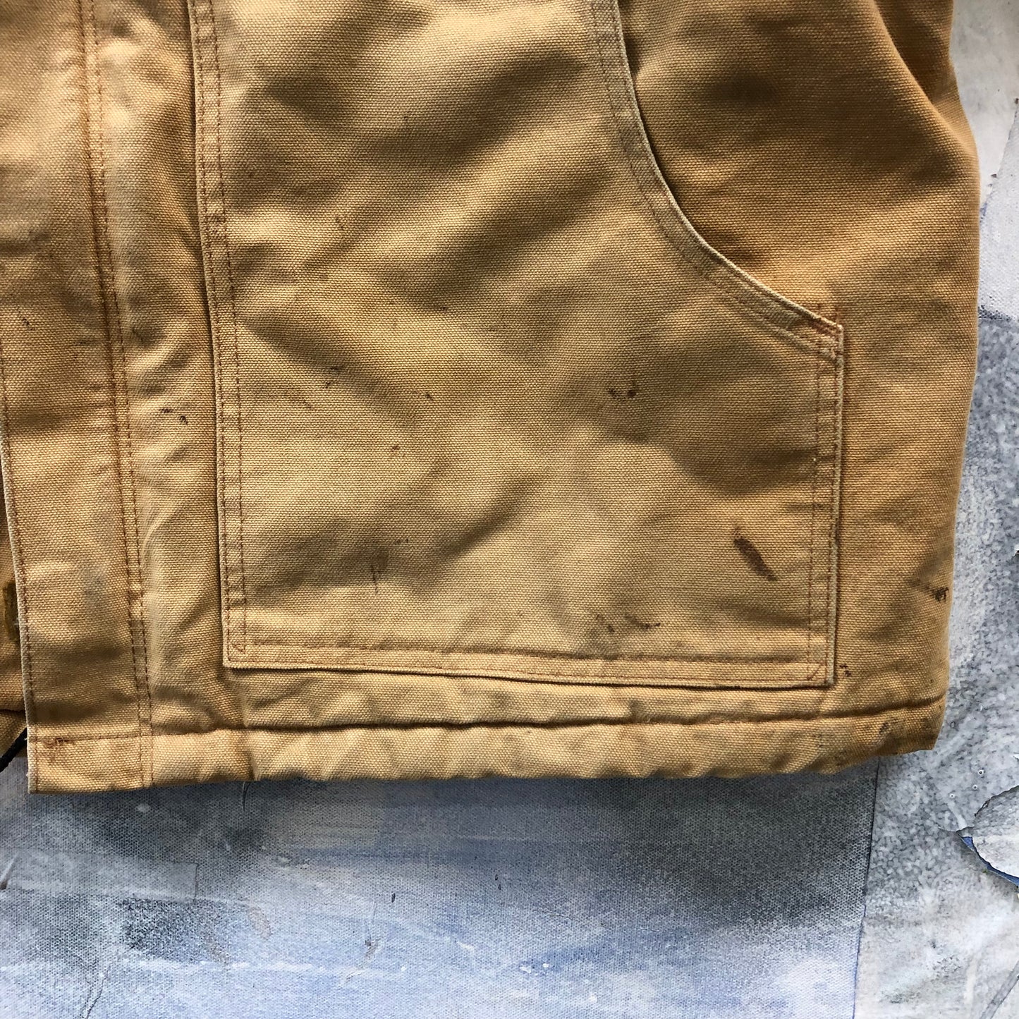 Vintage Carhartt C03 Quilted Lined Workwear Zip Jacket XXL