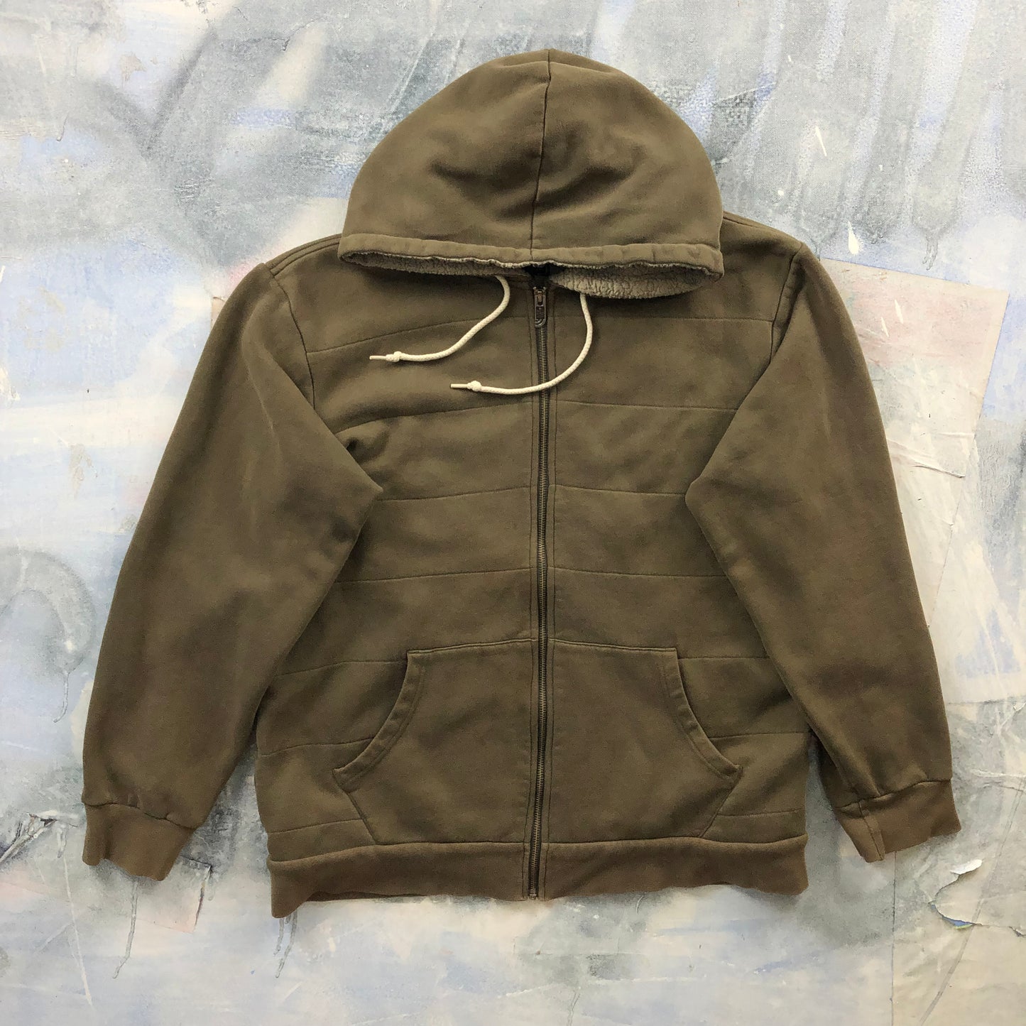 Vintage The North Face Fleece Lined Zip Hoodie Sweatshirt L