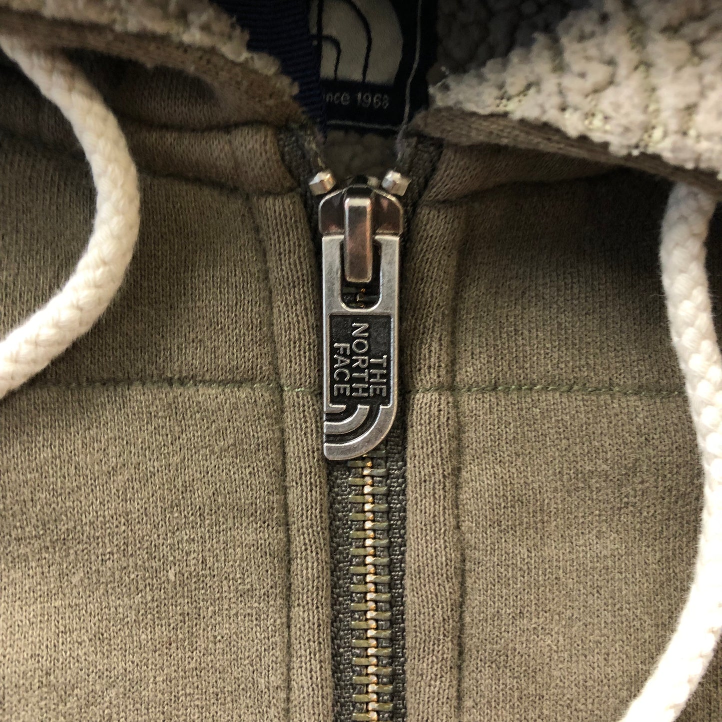 Vintage The North Face Fleece Lined Zip Hoodie Sweatshirt L