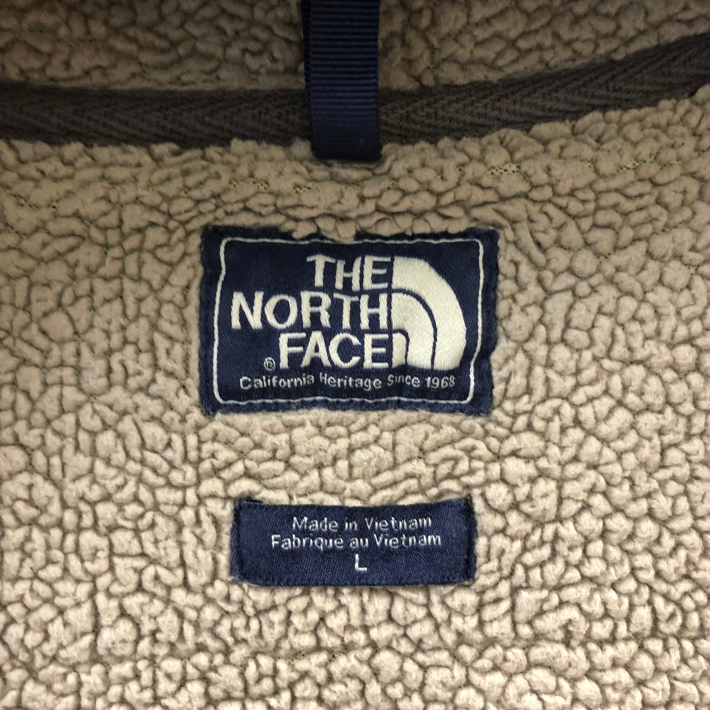 Vintage The North Face Fleece Lined Zip Hoodie Sweatshirt L