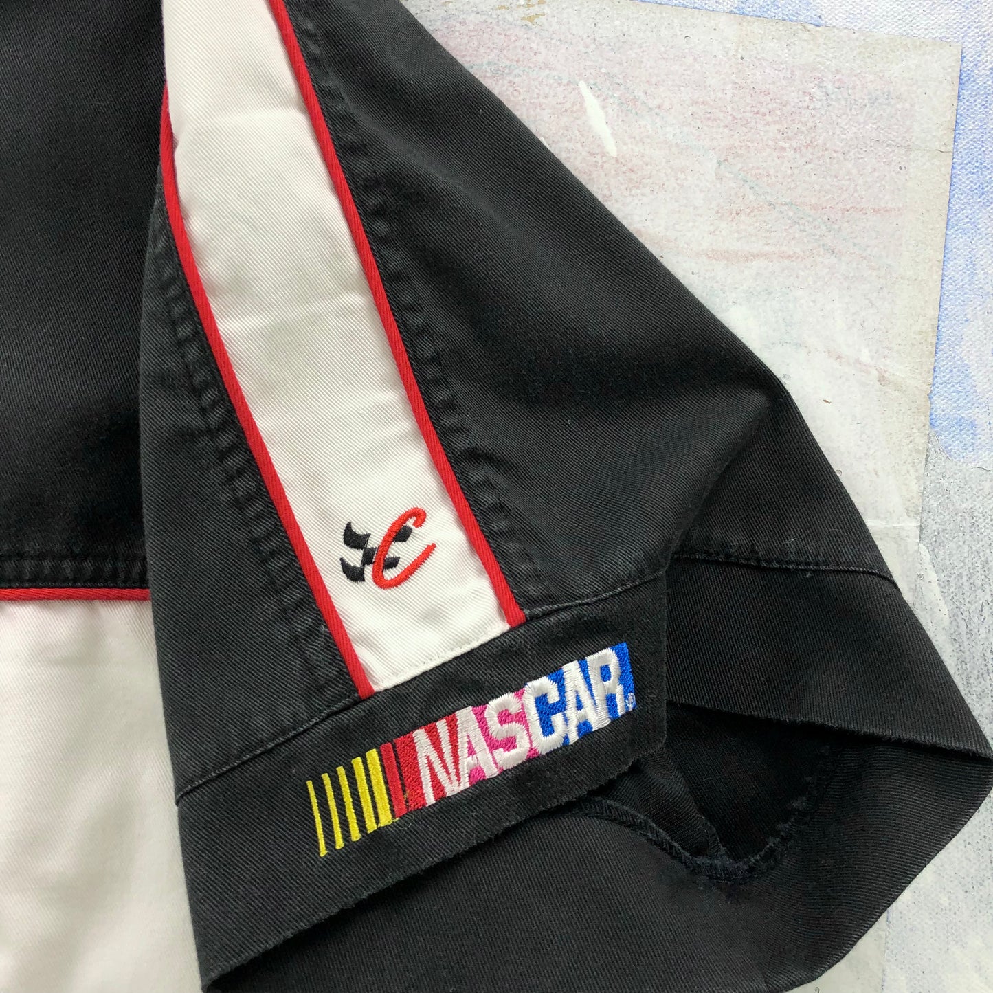 Vintage Dale Earnhardt GM Goodwrench Racing Mechanic Button Short Sleeve Shirt XL