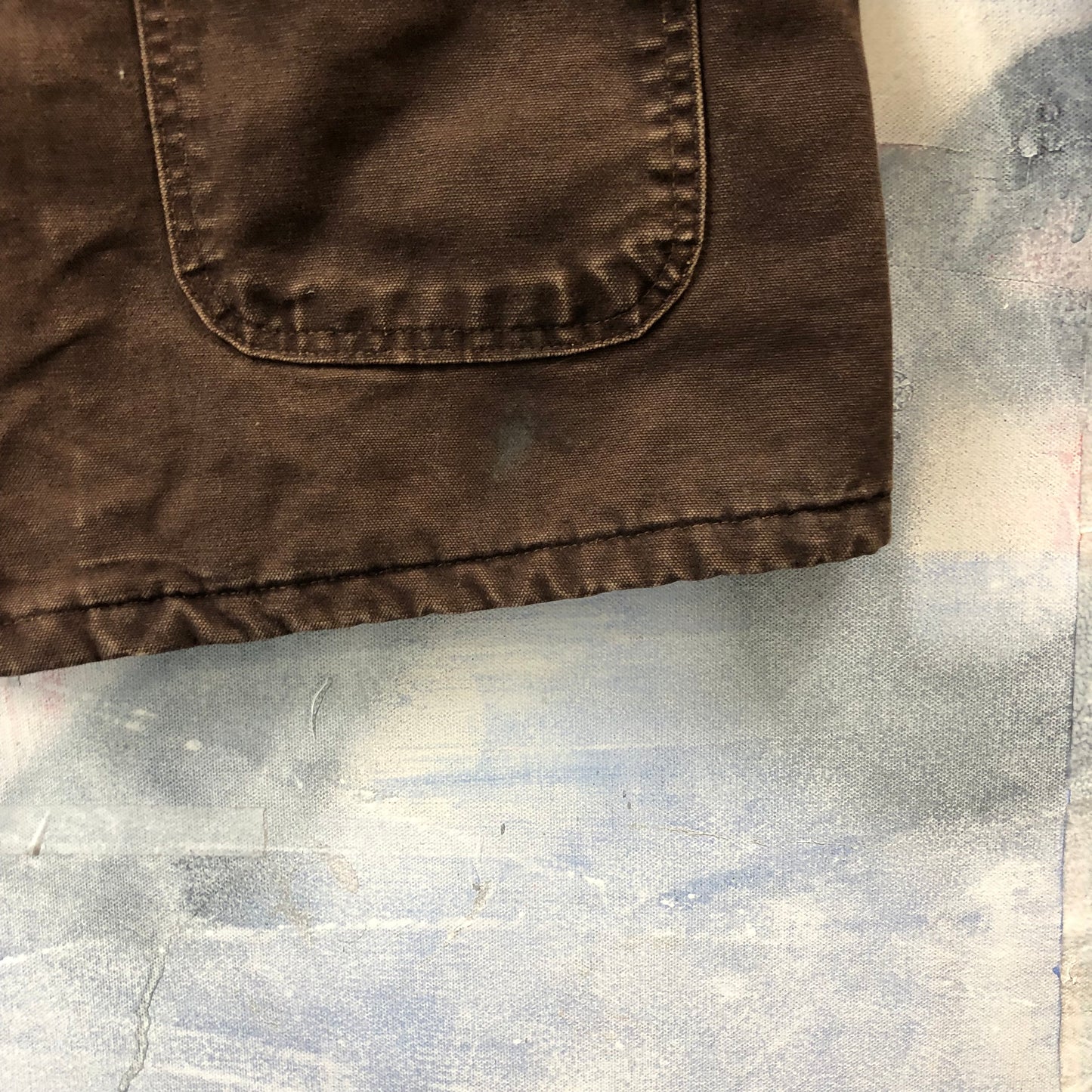 Vintage Carhartt C02 Blanket Lined Workwear Button Chore Jacket M