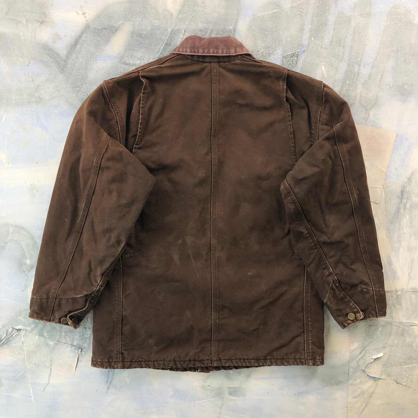 Vintage Carhartt C02 Blanket Lined Workwear Button Chore Jacket M