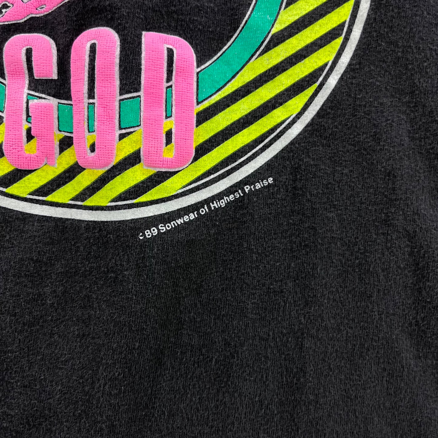 Vintage 90s USA Our God Is An Awesome God Single Stitch T Shirt L