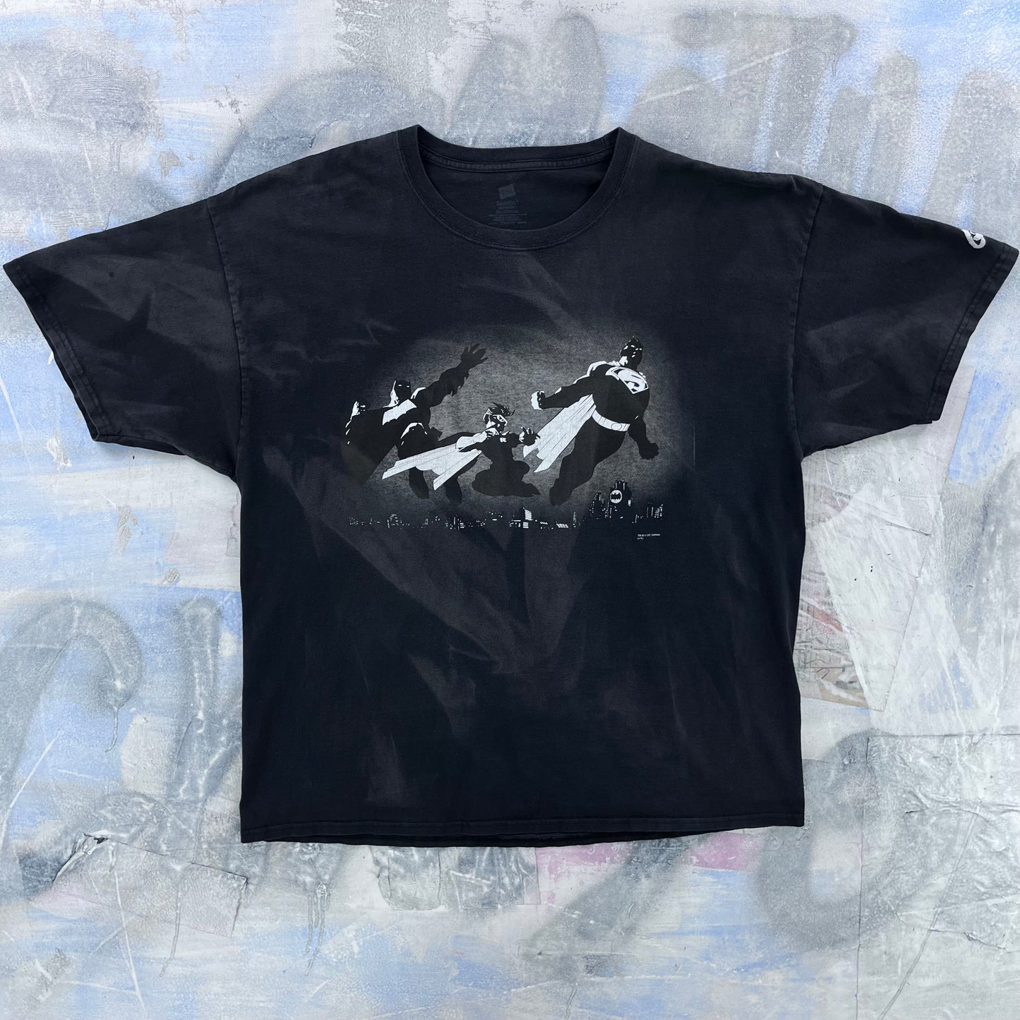 Vintage DC Comics Batman Robin Superman Frank Miller T Shirt XXL