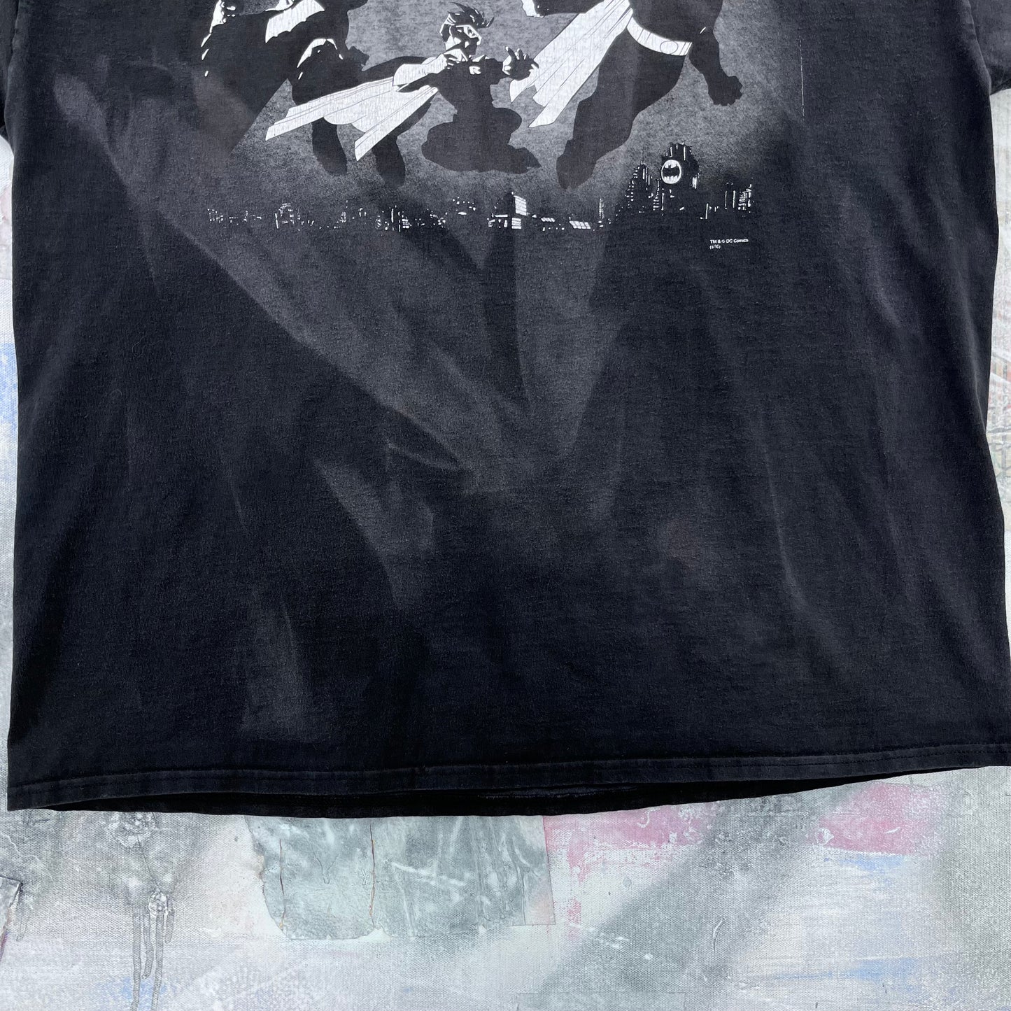 Vintage DC Comics Batman Robin Superman Frank Miller T Shirt XXL