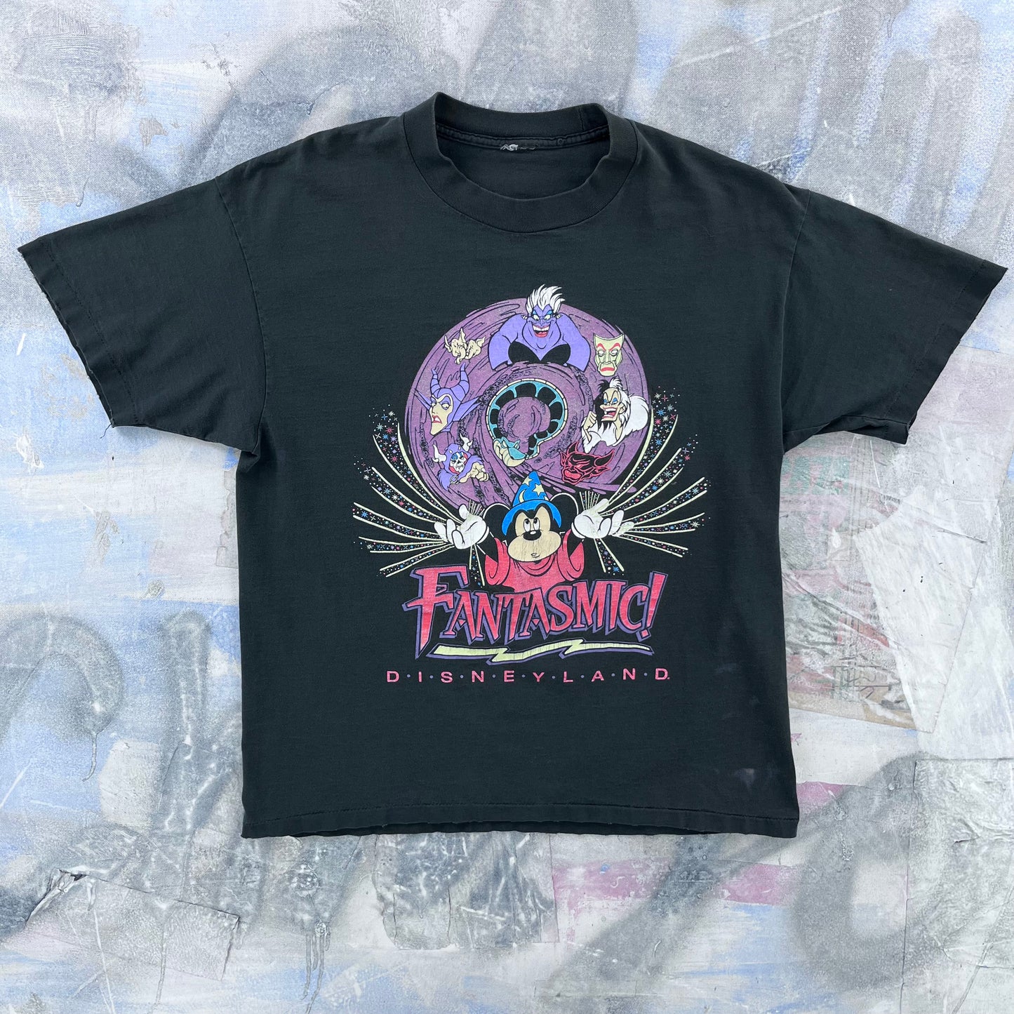 Vintage 90s Disneyland Fantasmic Villains Single Stitch T Shirt L