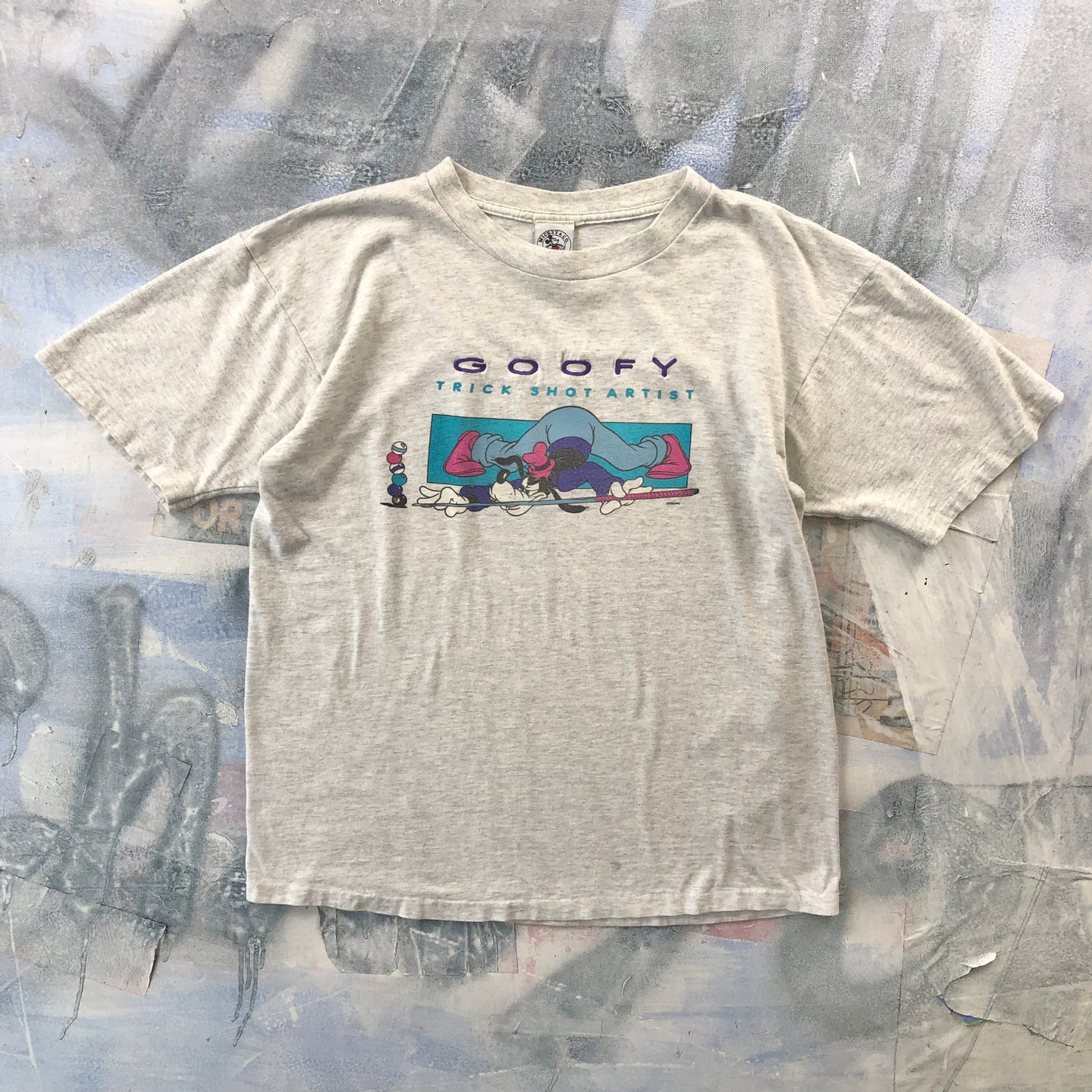 Vintage Goofy Trick Shot Artist T Shirt L