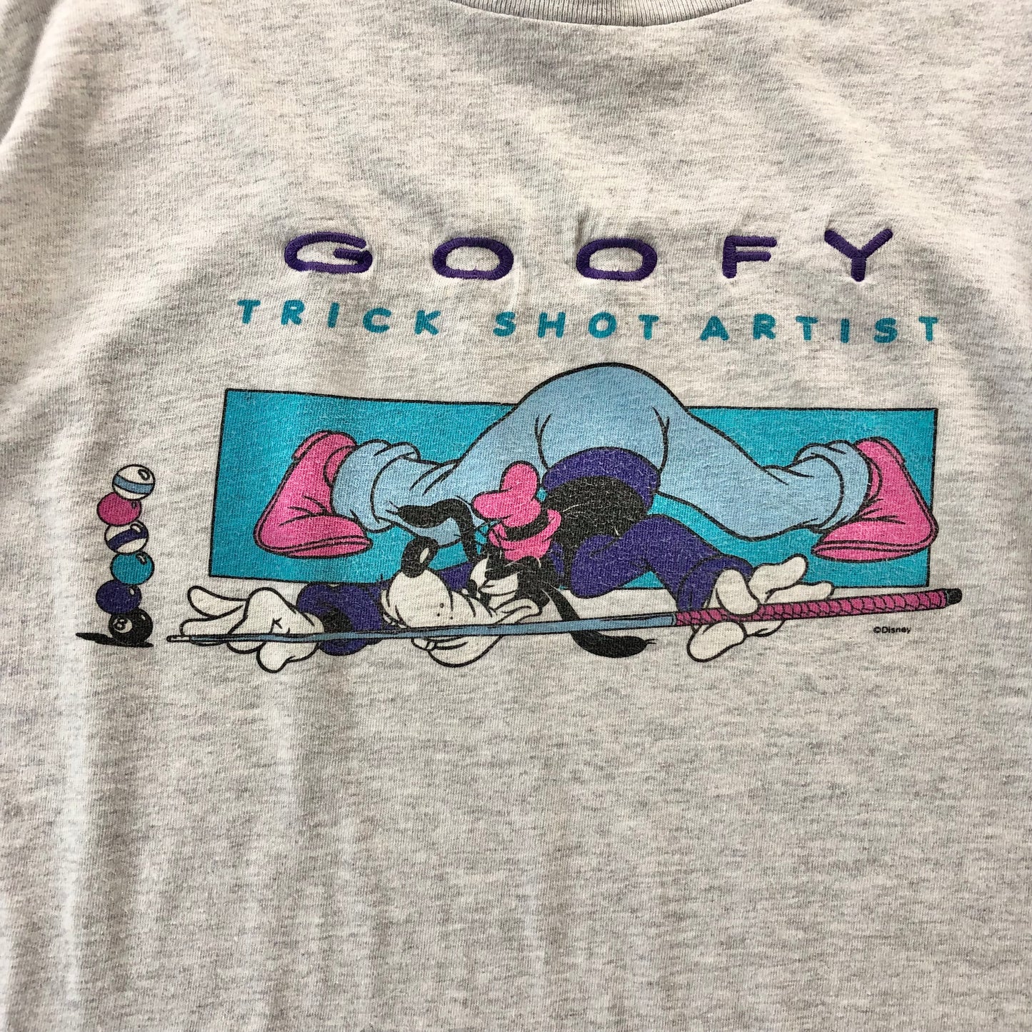 Vintage Goofy Trick Shot Artist T Shirt L