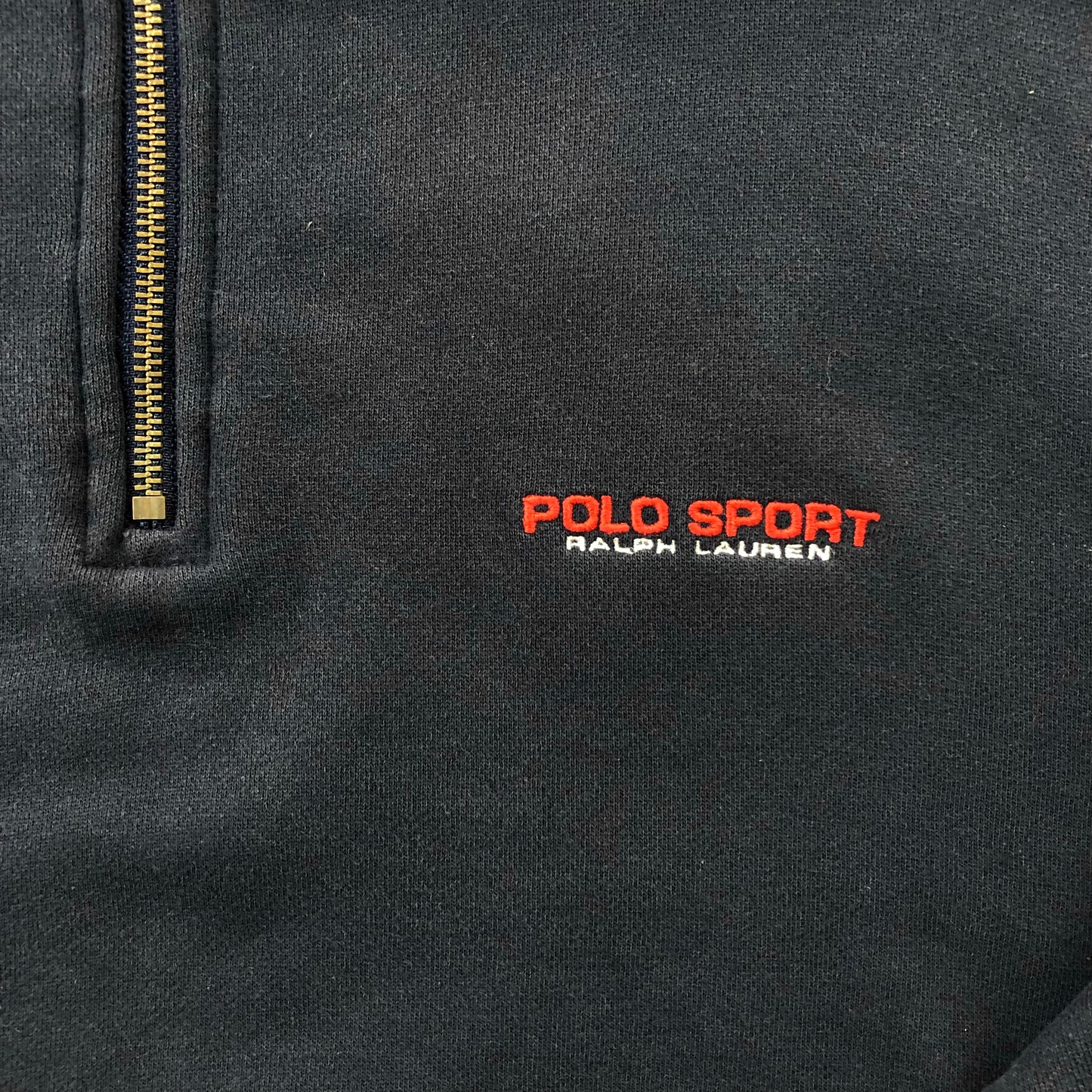Vintage Polo Sport Quarter Zip Sweatshirt M