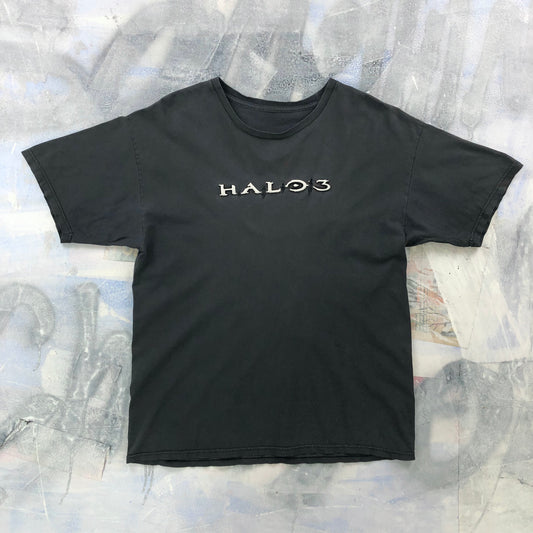 Vintage Halo 3 Promotional Launch Gaming T Shirt M