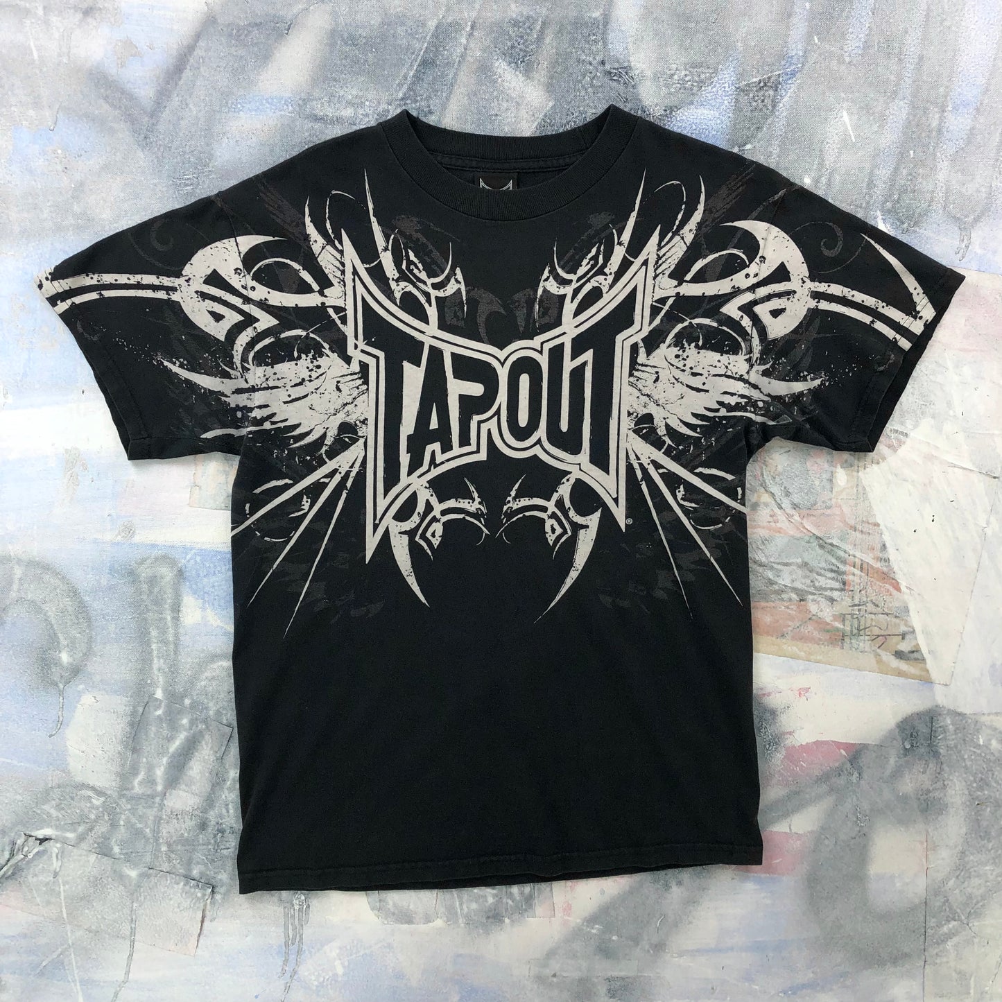 Vintage Y2K USA Tapout MMA T Shirt M