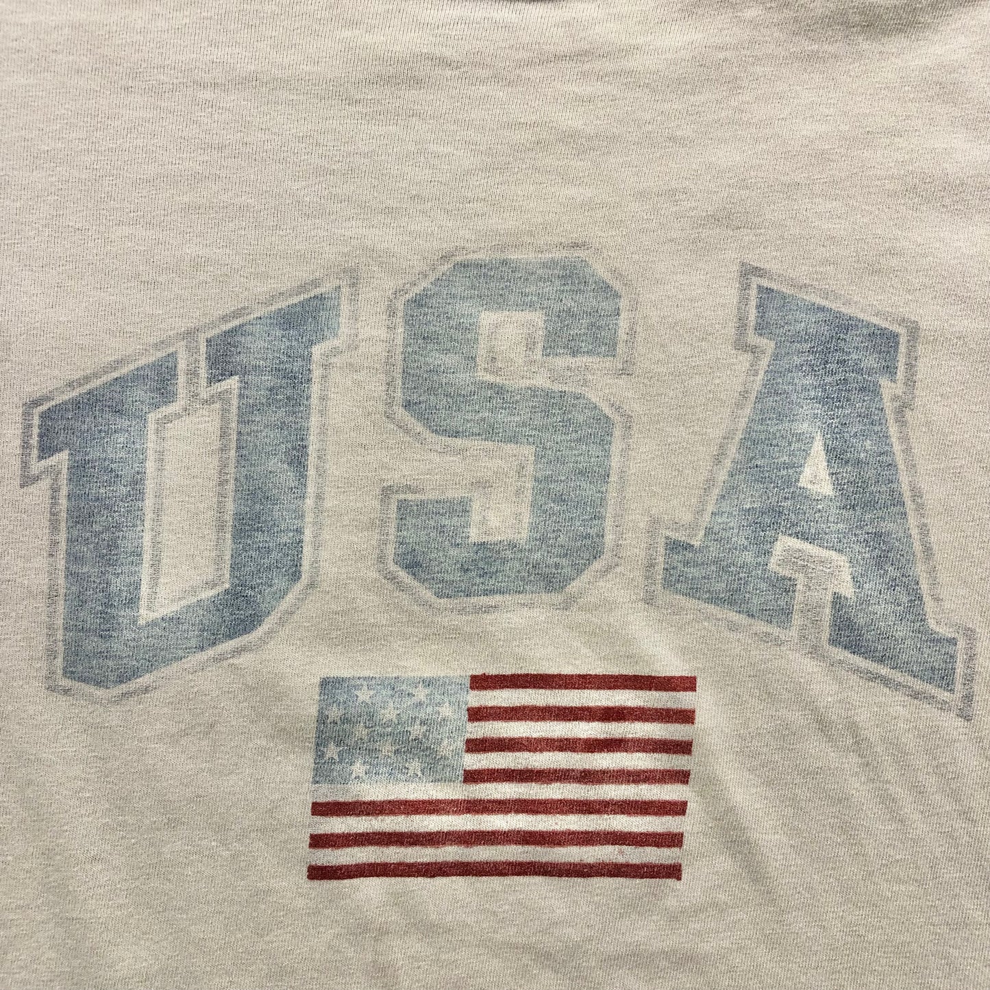 Vintage USA American Flag T Shirt L