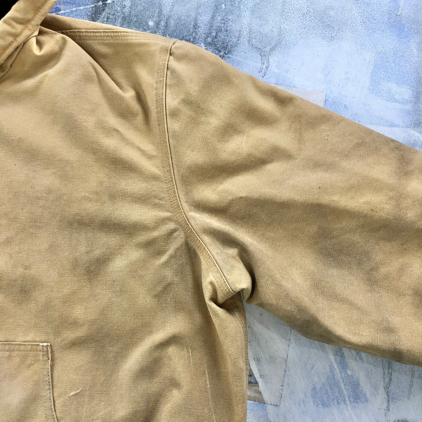 Vintage Carhartt J130 WET Quilted Lined Hooded Workwear Zip Jacket XXL