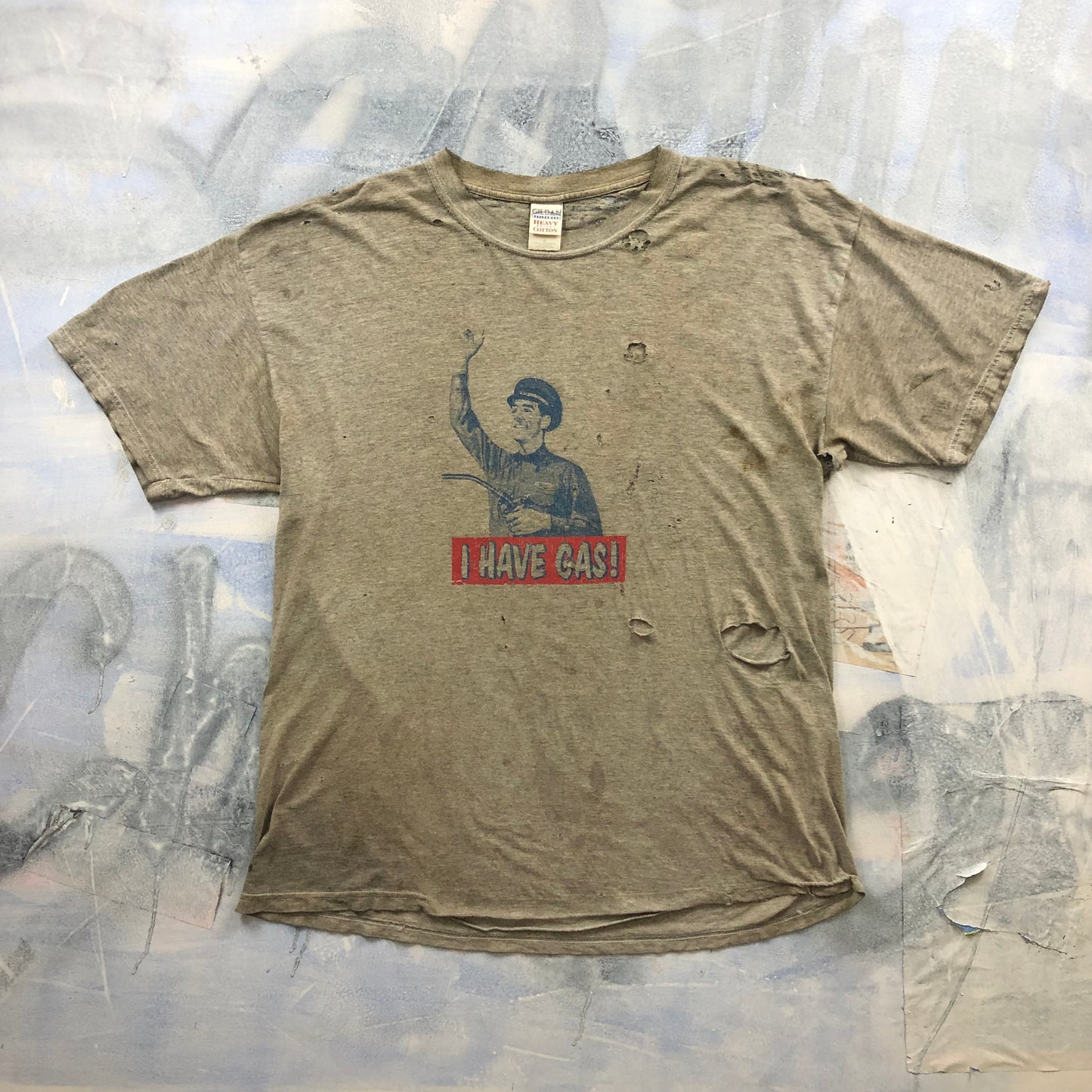 Vintage Thrashed I Have Gas T Shirt XL