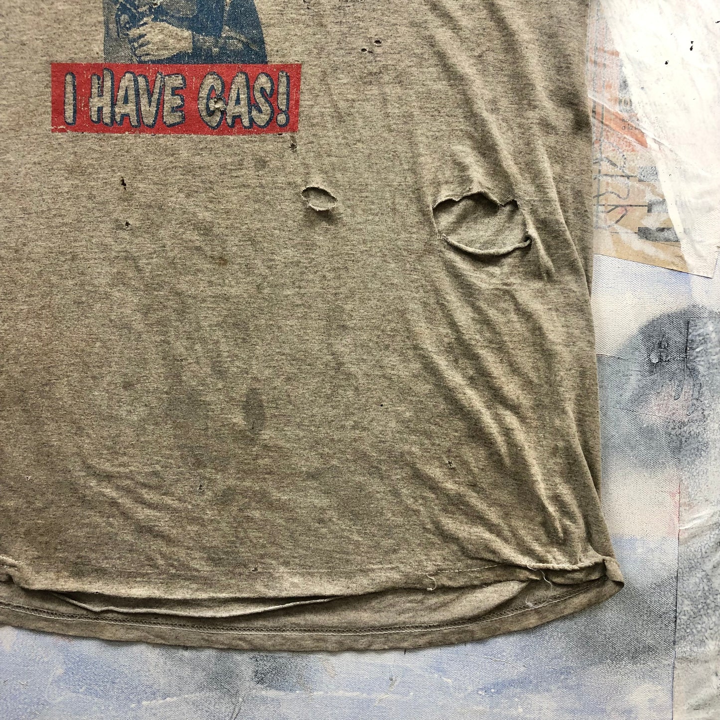 Vintage Thrashed I Have Gas T Shirt XL