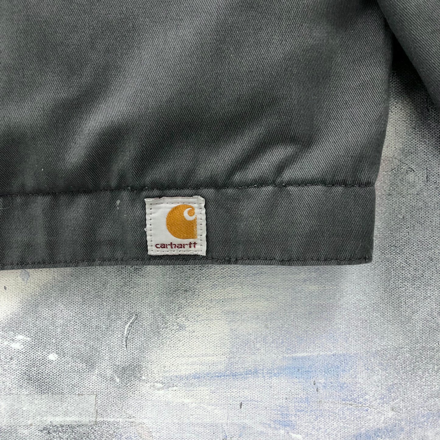 Carhartt J293 Quilted Lined Twill Workwear Zip Jacket M