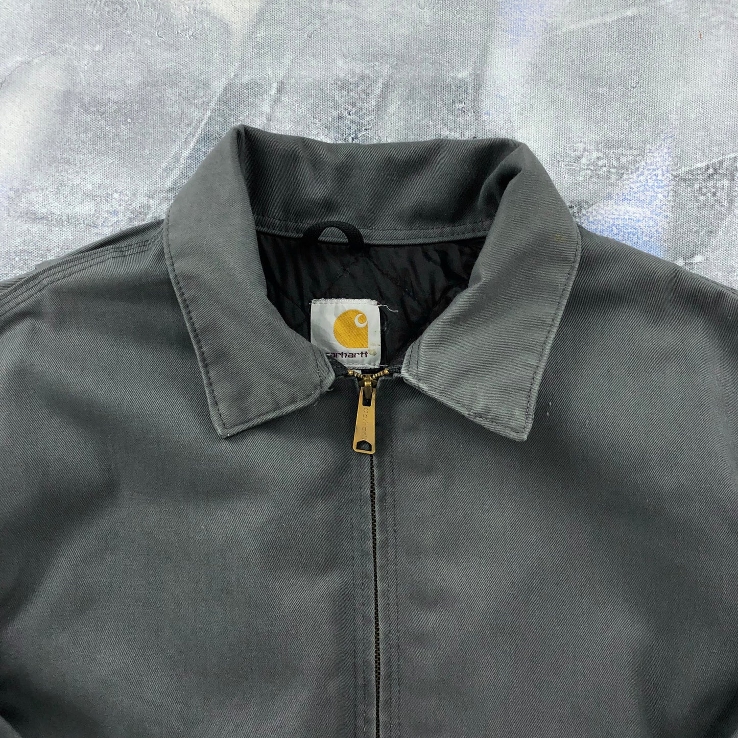 Carhartt J293 Quilted Lined Twill Workwear Zip Jacket M