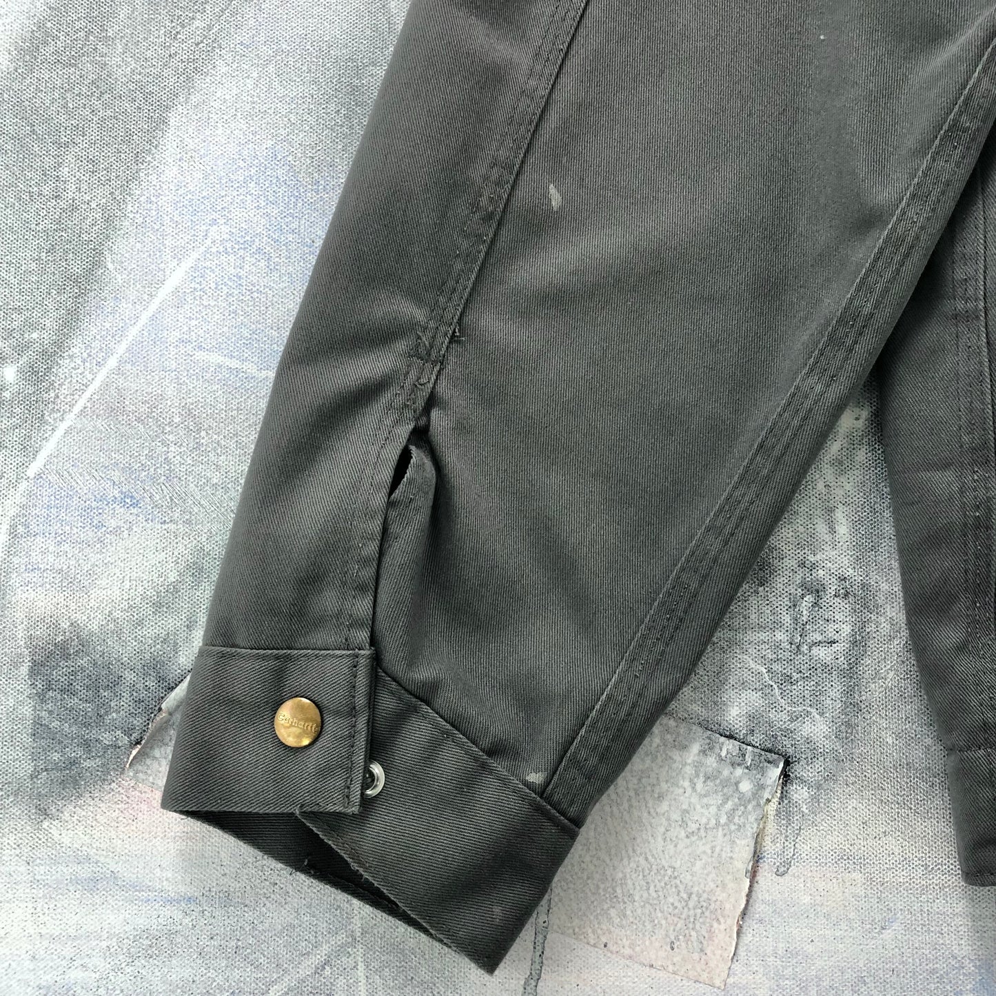 Carhartt J293 Quilted Lined Twill Workwear Zip Jacket M