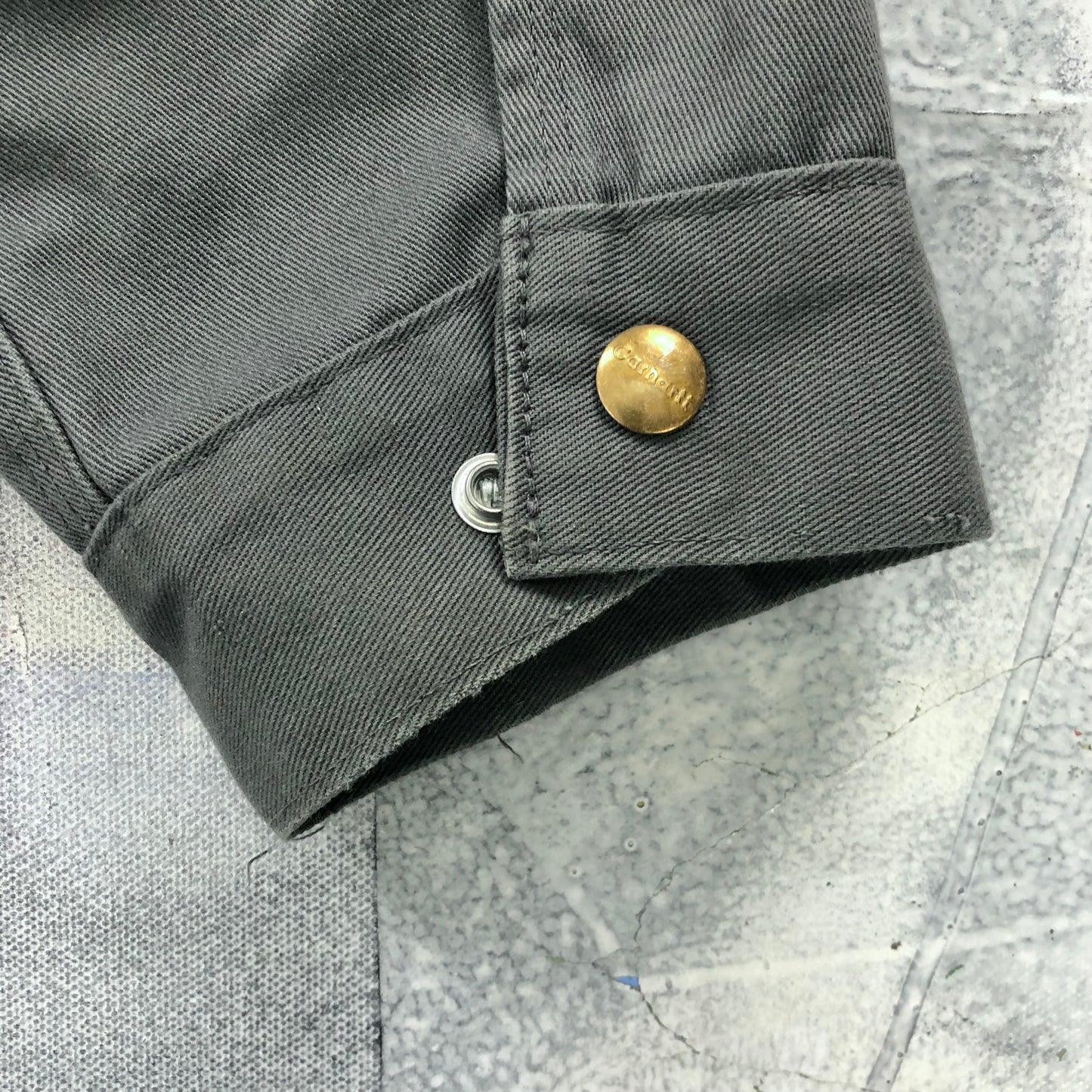 Carhartt J293 Quilted Lined Twill Workwear Zip Jacket M