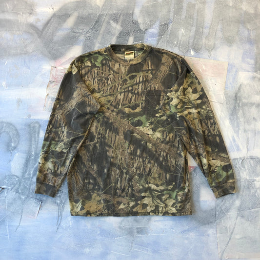Mossy Oak Camo Classics Long Sleeve T Shirt M