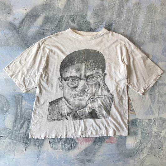 Vintage 90s Malcom X T Shirt L
