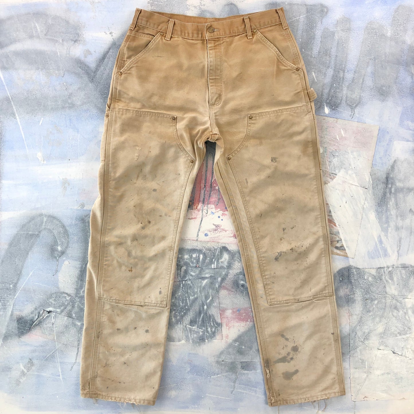 Vintage USA Carhartt Double Knee Workwear Jean W34