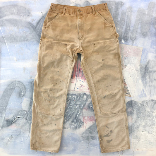 Vintage USA Carhartt Double Knee Workwear Jean W34