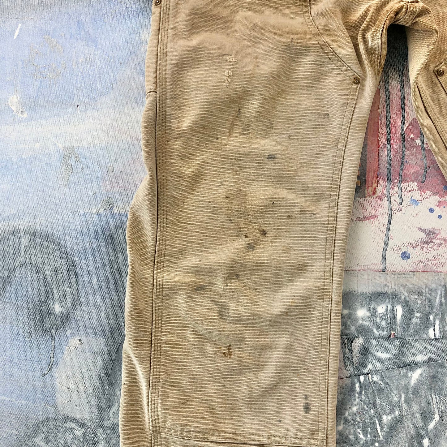Vintage USA Carhartt Double Knee Workwear Jean W34