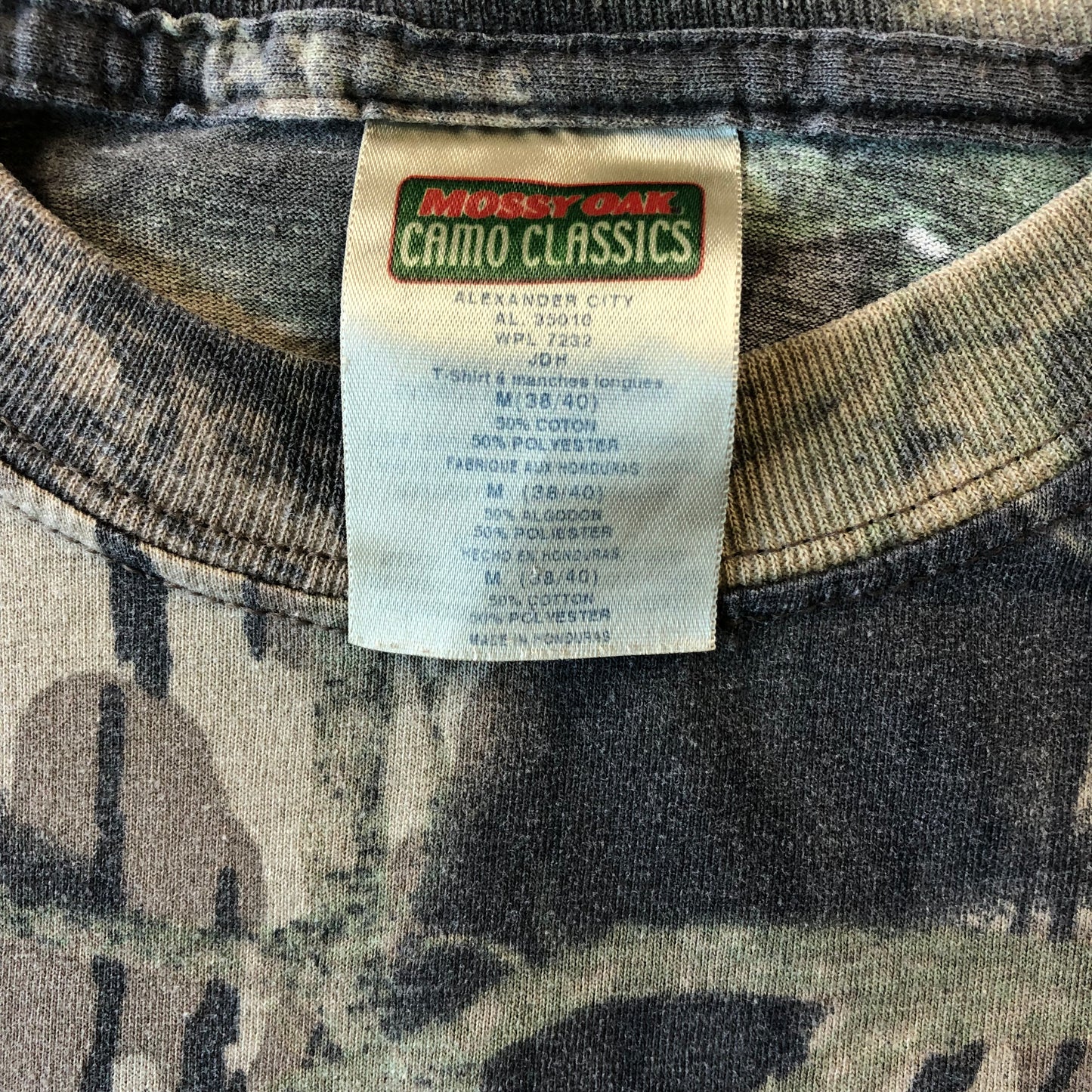 Mossy Oak Camo Classics Long Sleeve T Shirt M