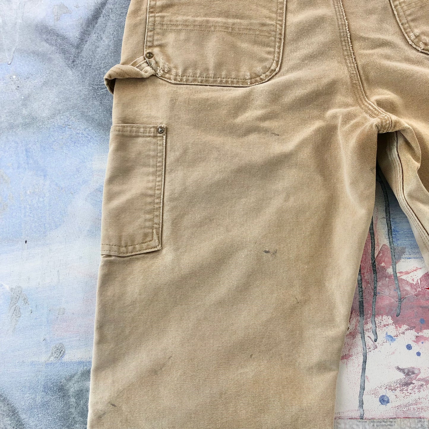 Vintage USA Carhartt Double Knee Workwear Jean W34