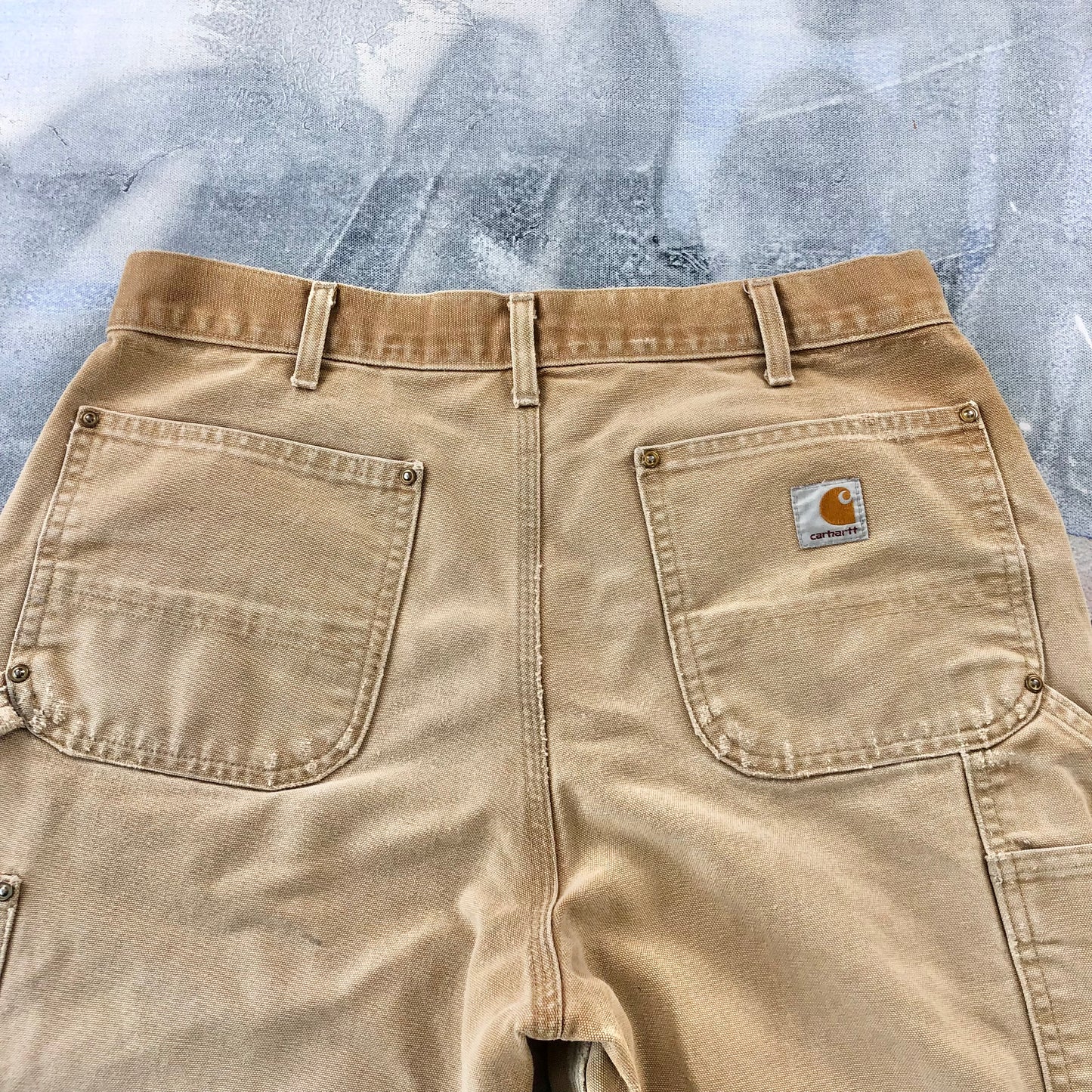 Vintage USA Carhartt Double Knee Workwear Jean W34