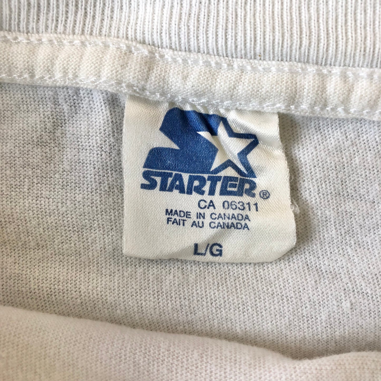 Vintage Starter CFL BC Lions 1994 Grey Cup Champions T Shirt L