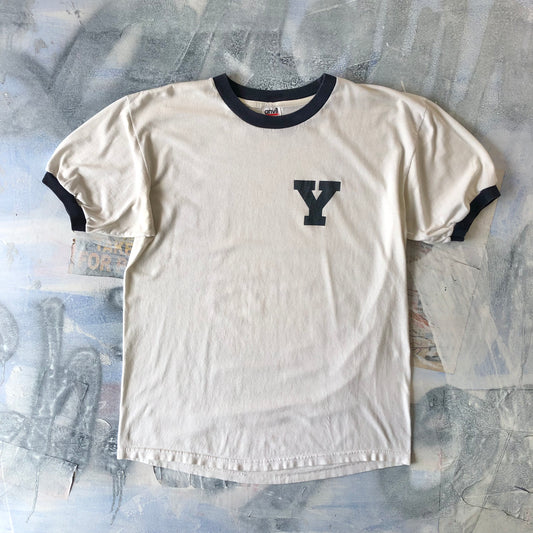 Vintage Yale University Ringer T Shirt L
