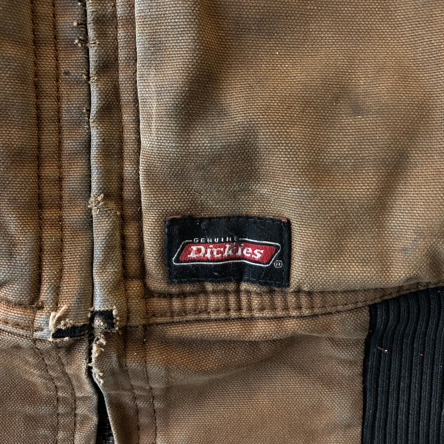 Vintage Dickies Canvas Workwear Hooded Zip Jacket XL