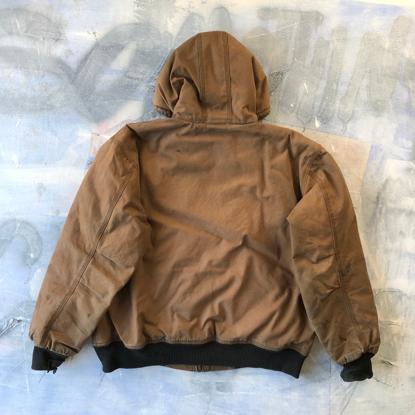 Vintage Dickies Canvas Workwear Hooded Zip Jacket XL