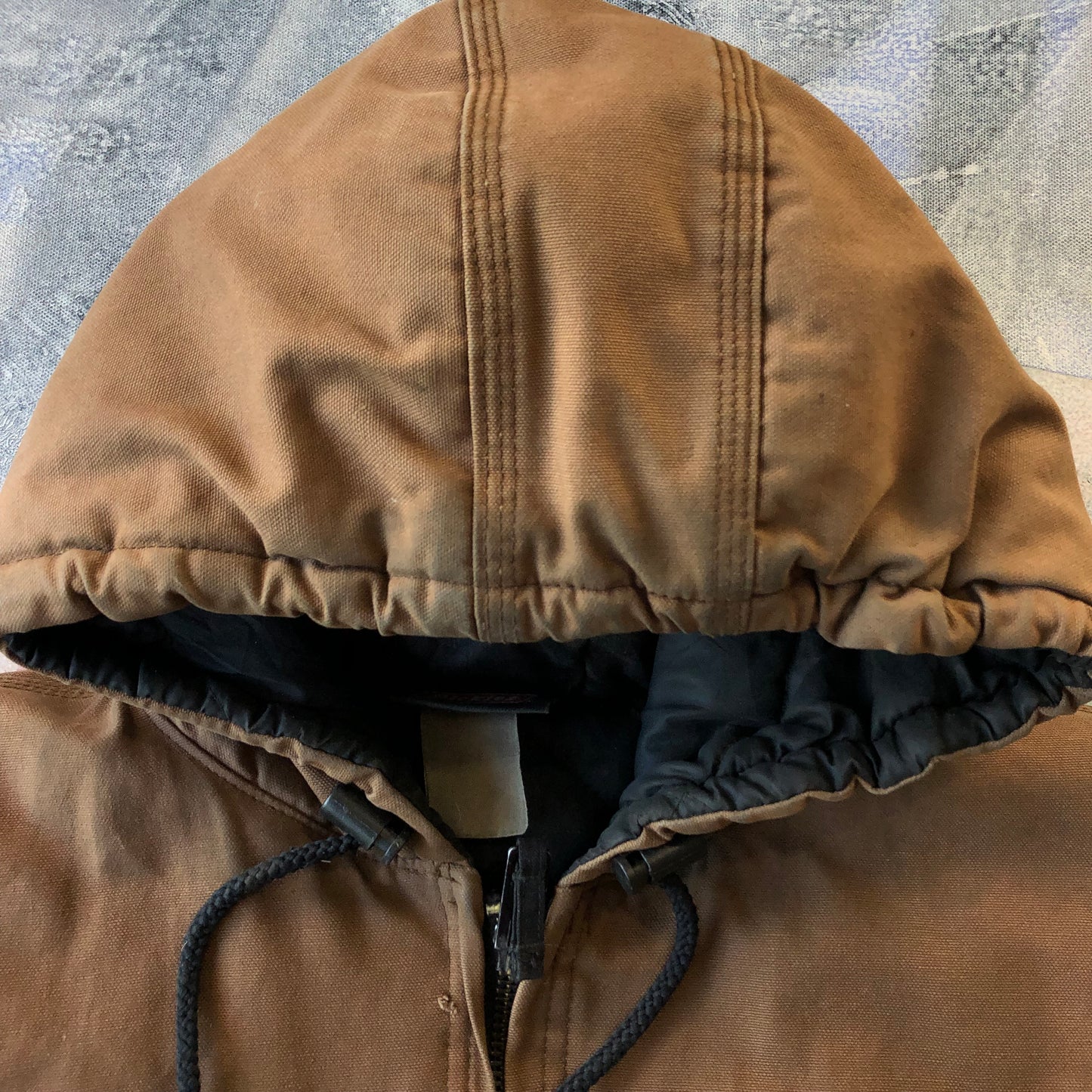Vintage Dickies Canvas Workwear Hooded Zip Jacket XL
