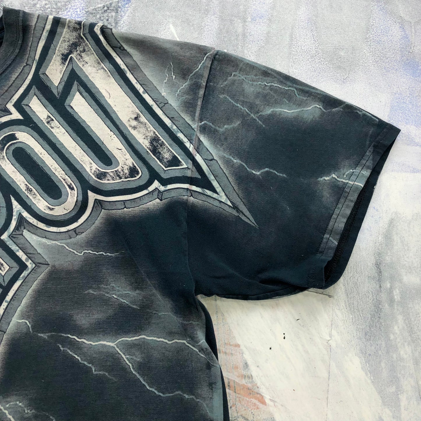 Vintage Y2K MMA Tapout Thunder Lightning Signature Series T Shirt XXL