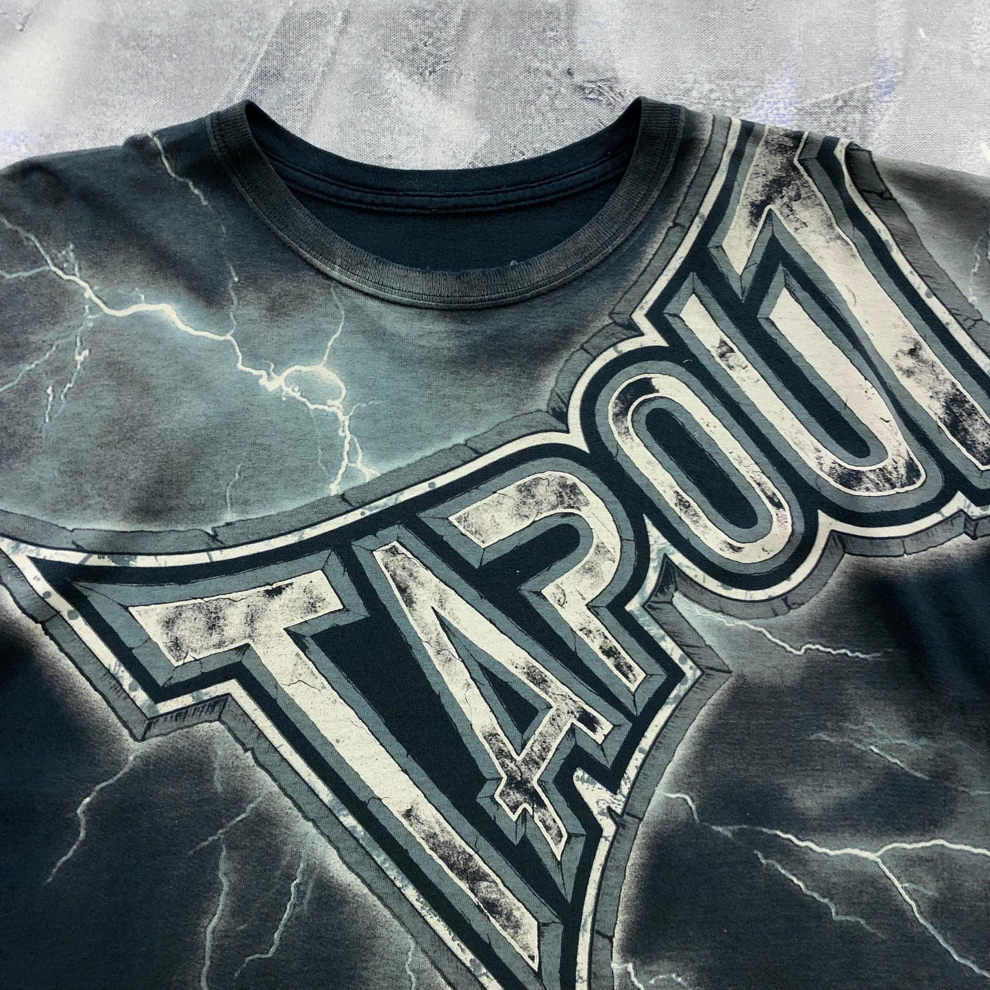 Vintage Y2K MMA Tapout Thunder Lightning Signature Series T Shirt XXL