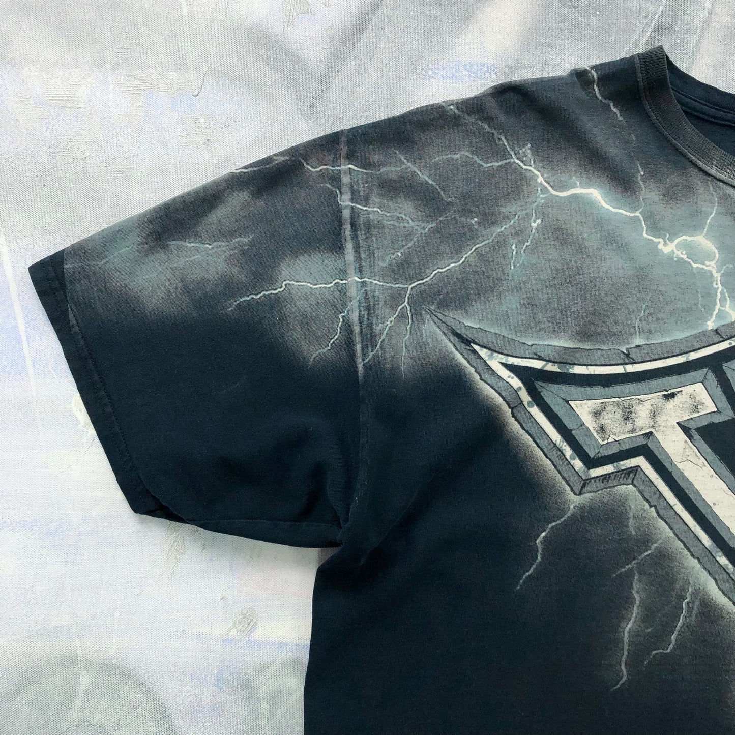 Vintage Y2K MMA Tapout Thunder Lightning Signature Series T Shirt XXL