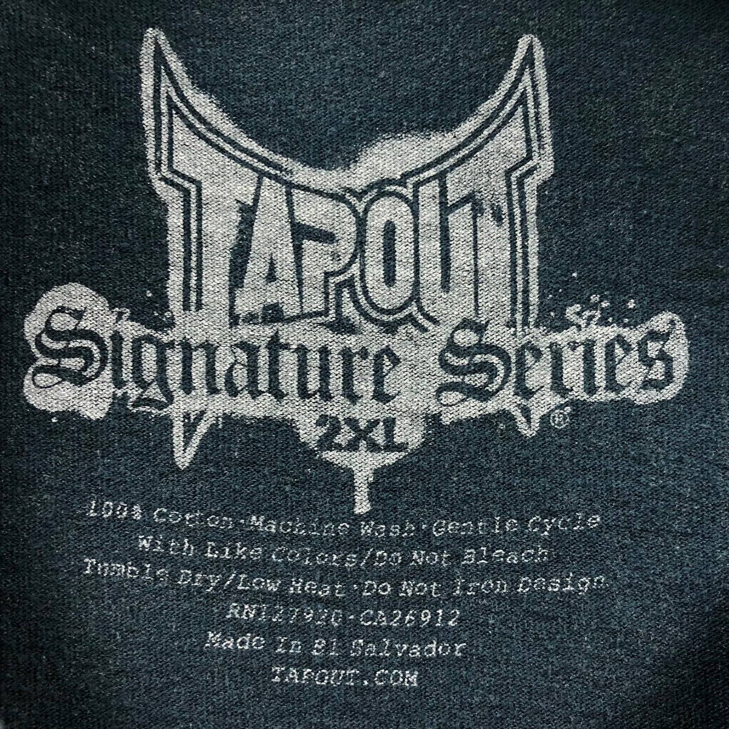 Vintage Y2K MMA Tapout Thunder Lightning Signature Series T Shirt XXL