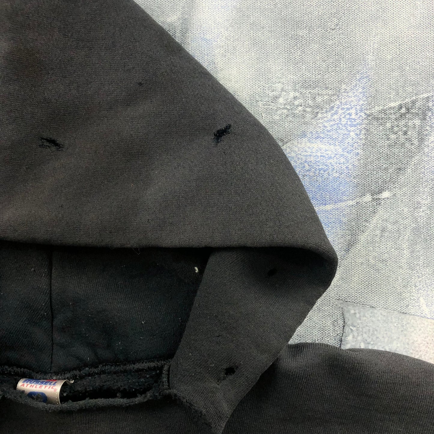 Vintage Russell Pullover Hoodie Sweatshirt XL