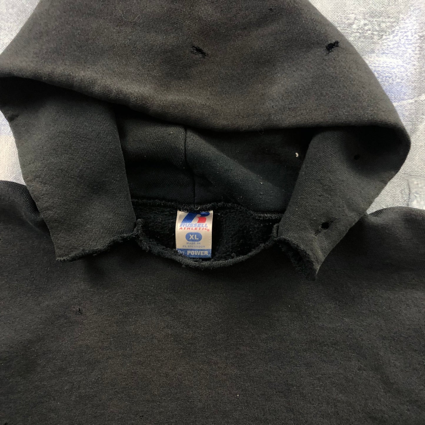 Vintage Russell Pullover Hoodie Sweatshirt XL