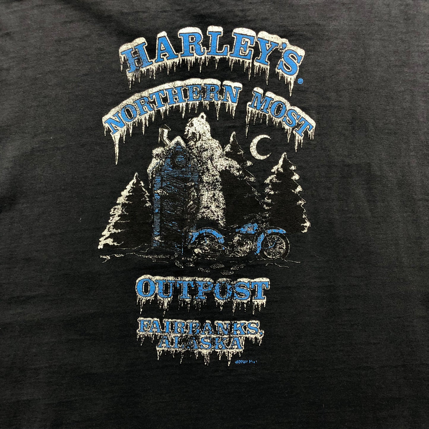 Vintage Harley Davidson Motorcycles Legends Live Where Legends Roam Fairbanks Alaska Tank Top XXL