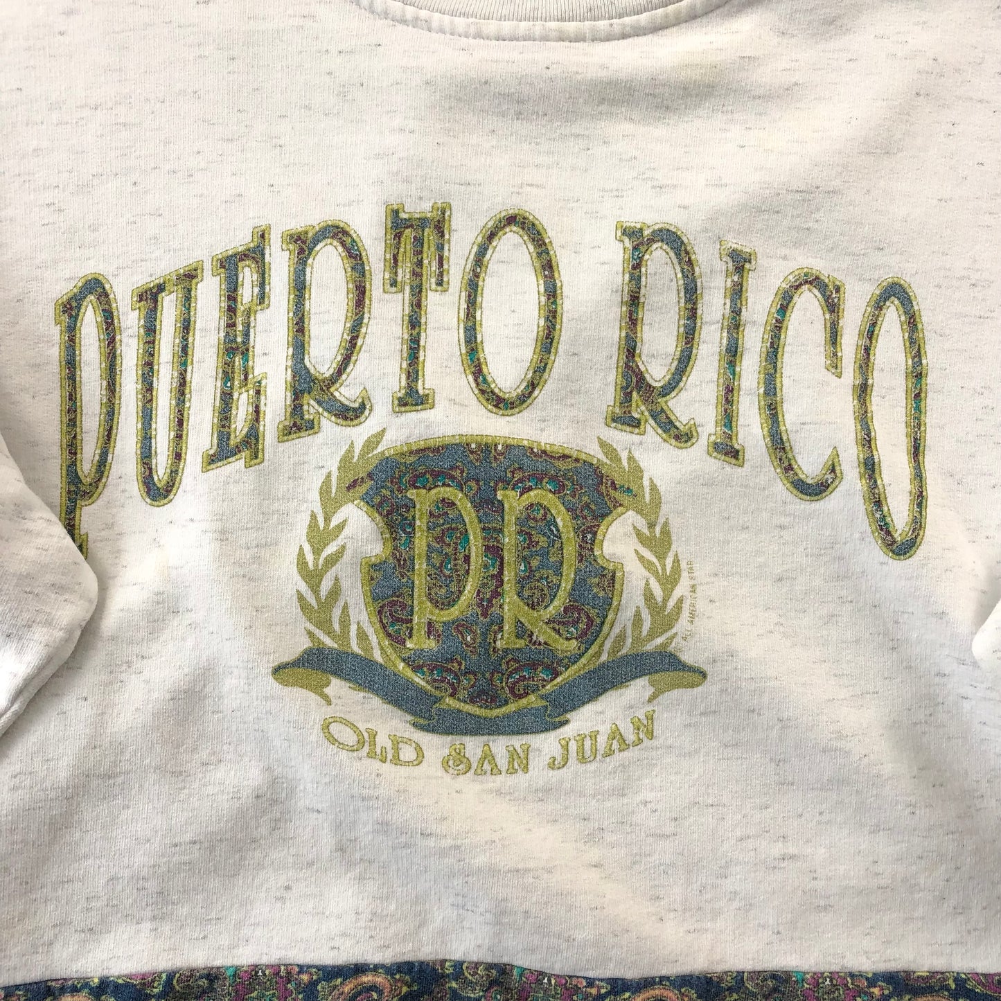 Vintage USA Puerto Rico Crewneck Sweatshirt XL