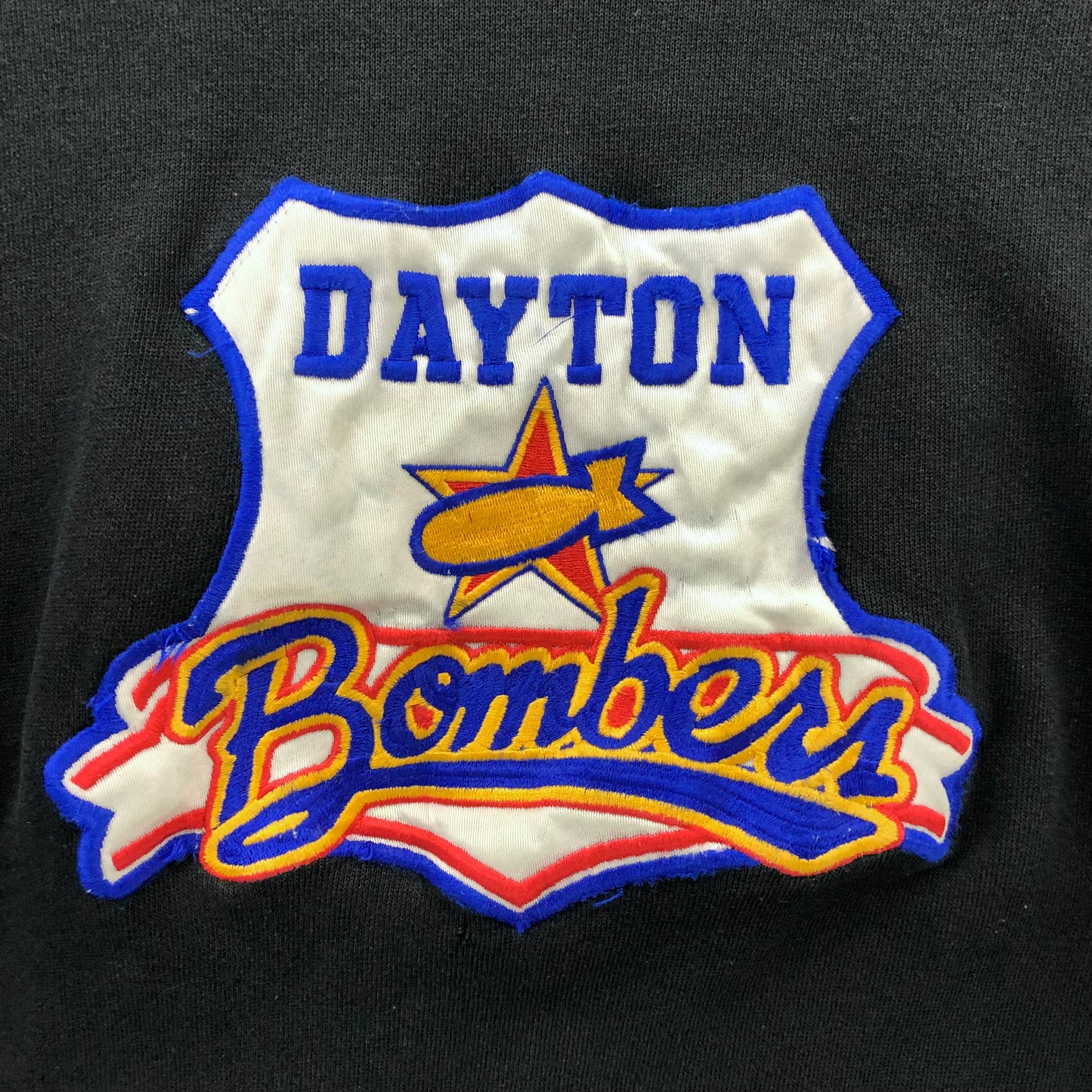 Vintage 90s USA ECHL Dayton Bombers Embroided Crewneck Sweatshirt XXL
