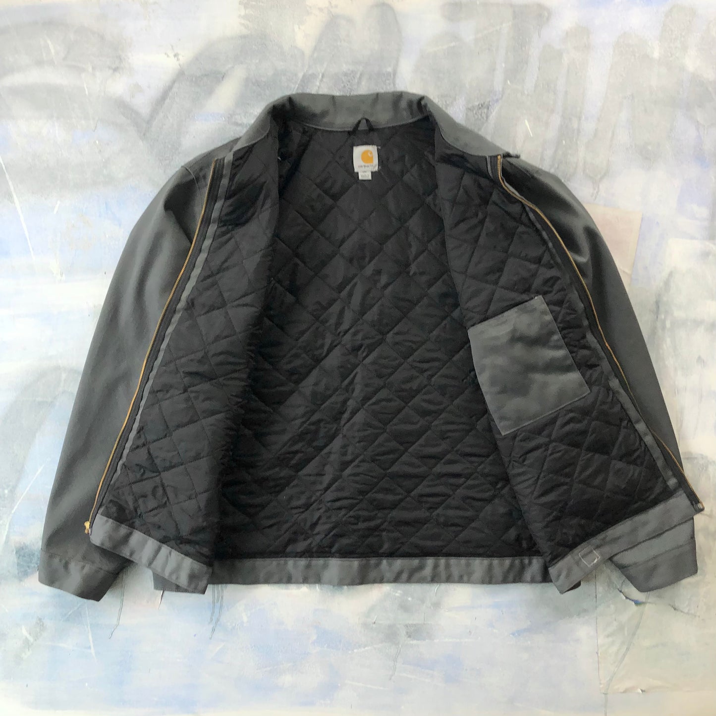 Vintage Cahartt Eisenhower Quilted Lined Zip Jacket XXL